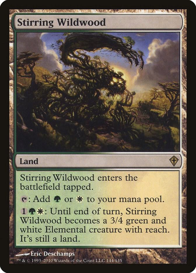 Stirring Wildwood 144 card from Worldwake