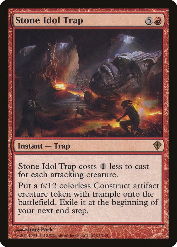 Stone Idol Trap 93 card from Worldwake