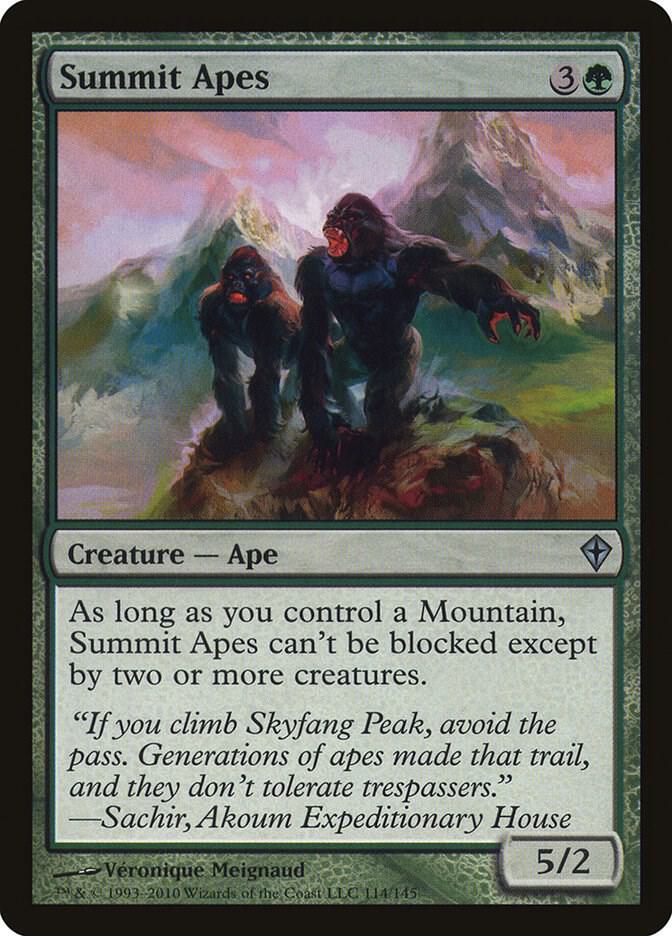 Summit Apes 114 card from Worldwake
