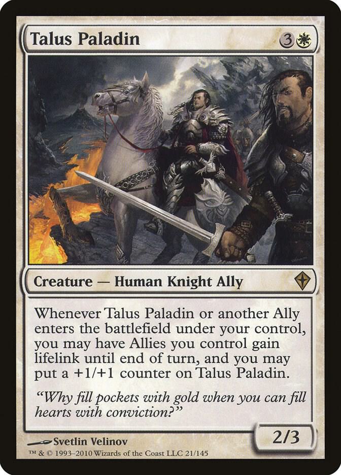 Talus Paladin 21 card from Worldwake