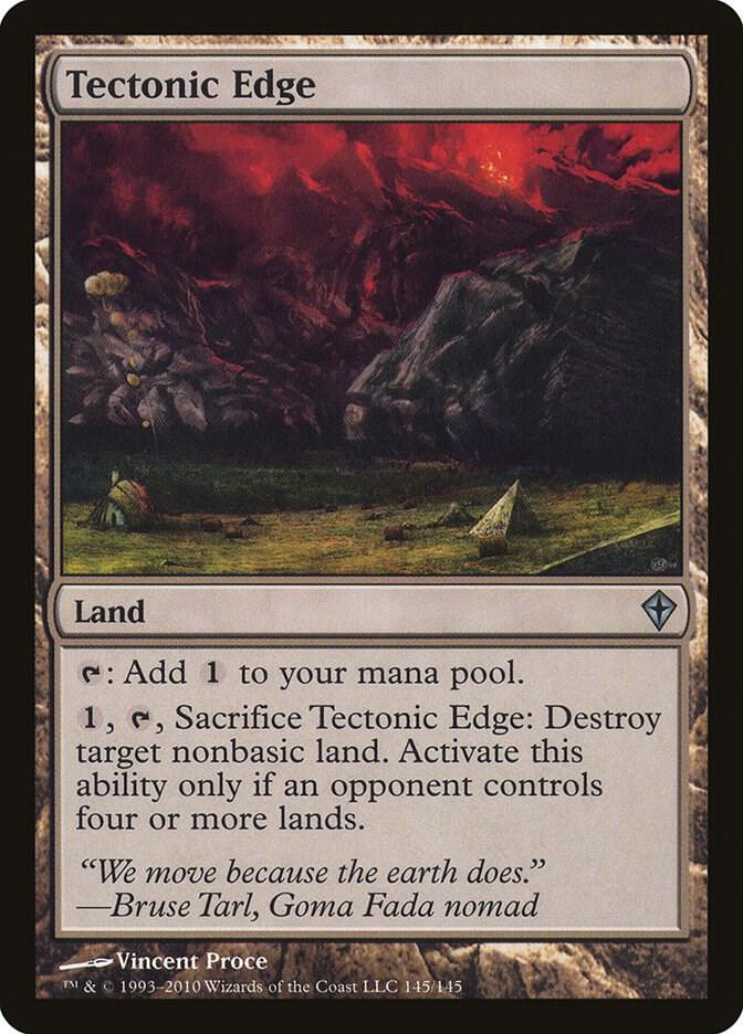 Tectonic Edge 145 card from Worldwake
