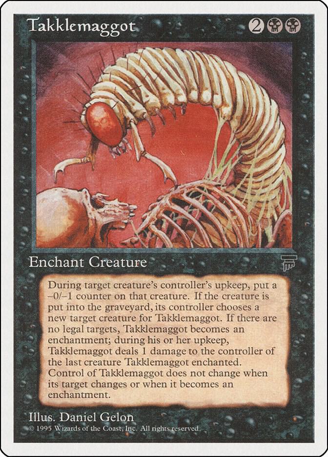 Takklemaggot card from Chronicles