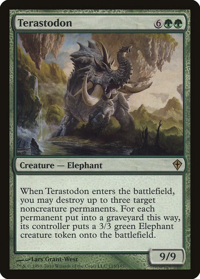 Terastodon 115 card from Worldwake