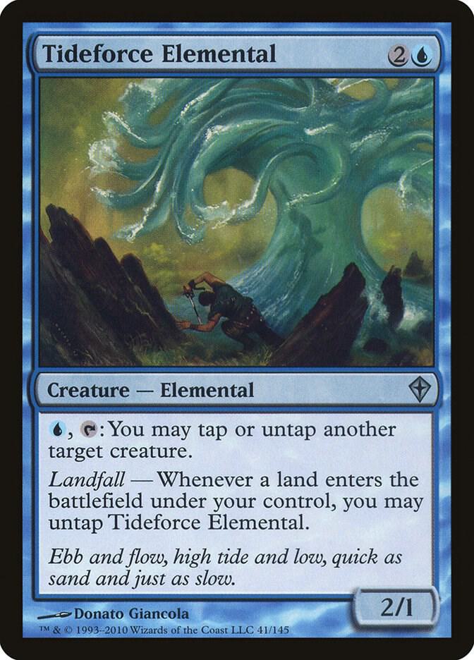 Tideforce Elemental 41 card from Worldwake