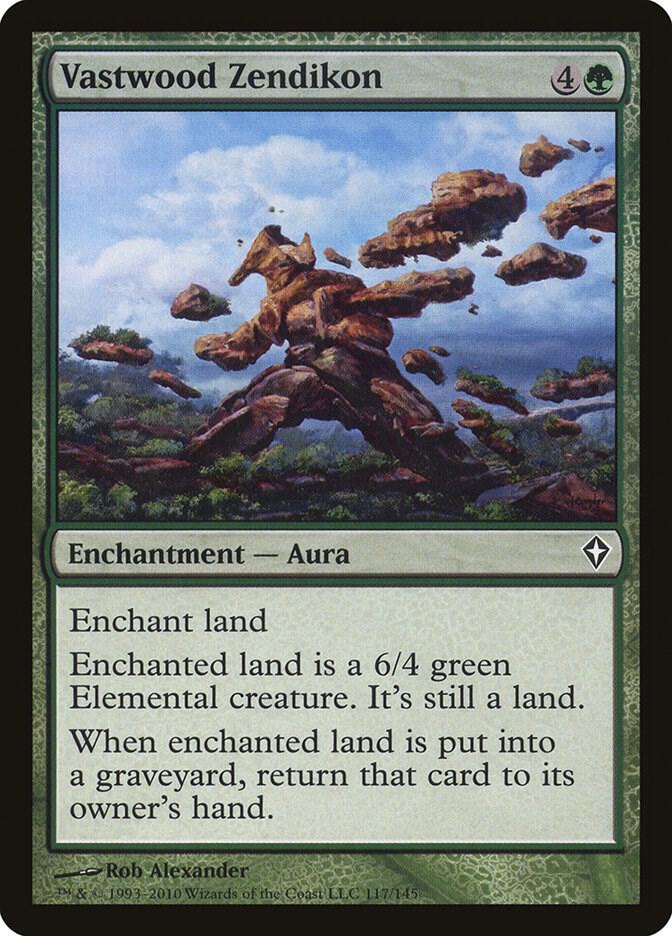 Vastwood Zendikon 117 card from Worldwake