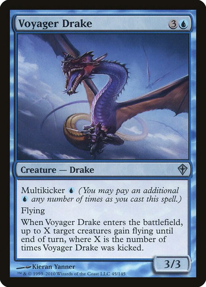 Voyager Drake 45 card from Worldwake
