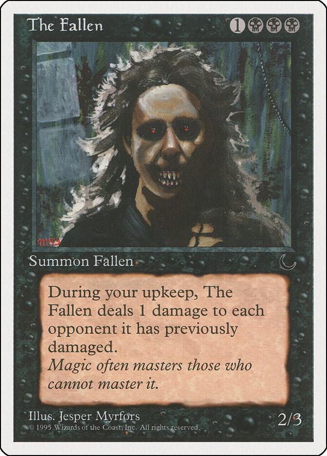The Fallen card from Chronicles