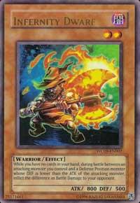 Infernity Dwarf WC09-EN002 card from Stardust Accelerator Promos