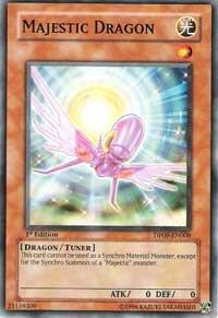Majestic Dragon DP09-EN008 card from Duelist Pack 9: Yusei 2