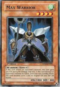 Max Warrior DP09-EN009 card from Duelist Pack 9: Yusei 2