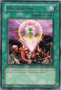 One for One DP09-EN018 card from Duelist Pack 9: Yusei 2