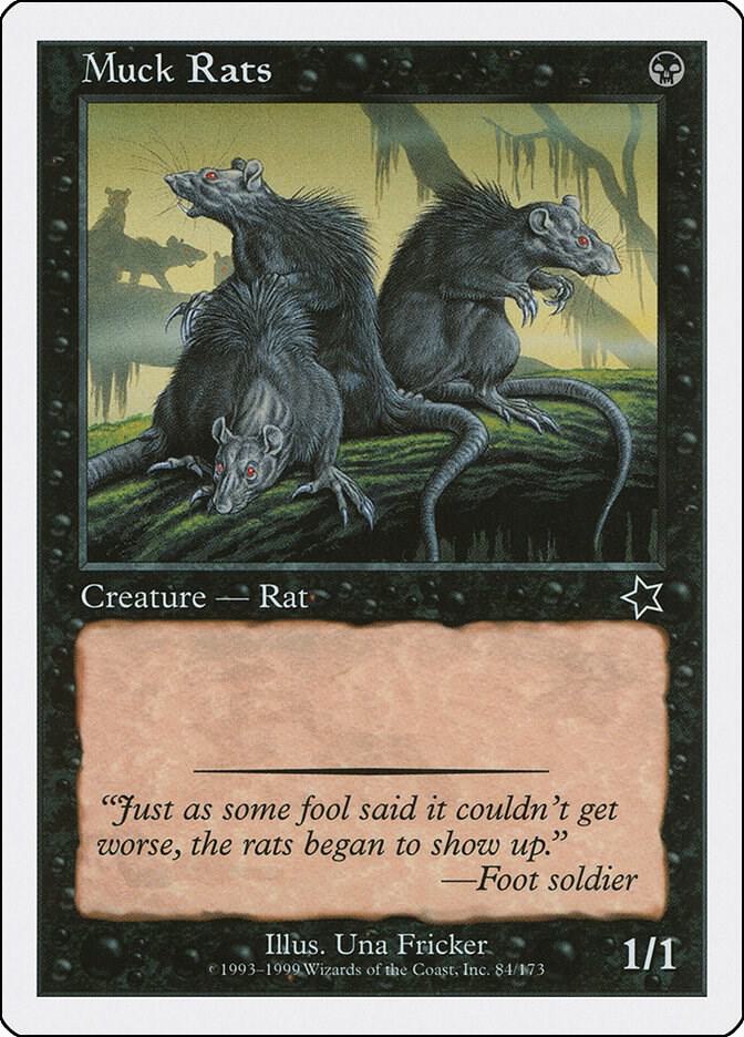 Muck Rats 81 card from Starter 1999