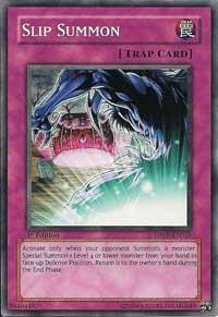 Slip Summon DP09-EN028 card from Duelist Pack 9: Yusei 2