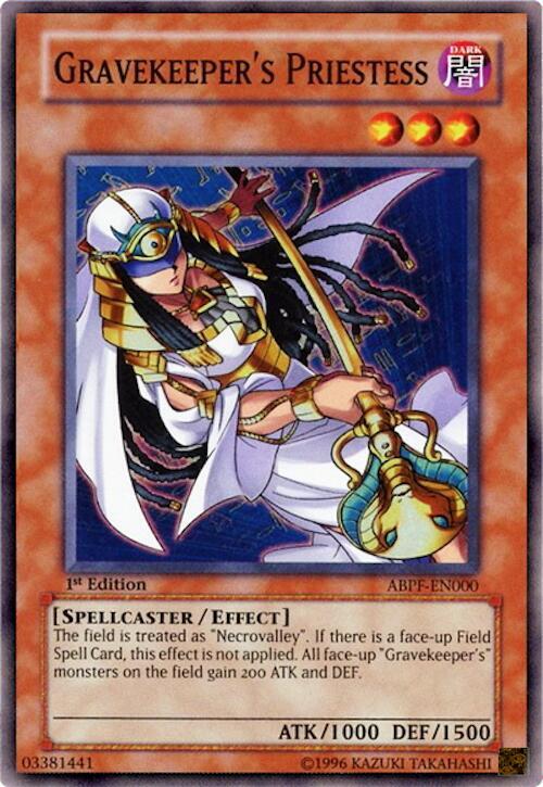 Gravekeeper's Priestess ABPF-EN000 card from Absolute Powerforce