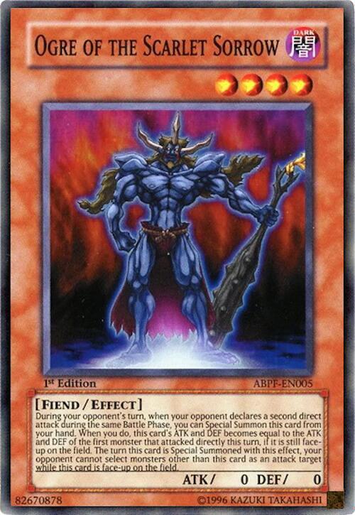 Ogre of the Scarlet Sorrow ABPF-EN005 card from Absolute Powerforce