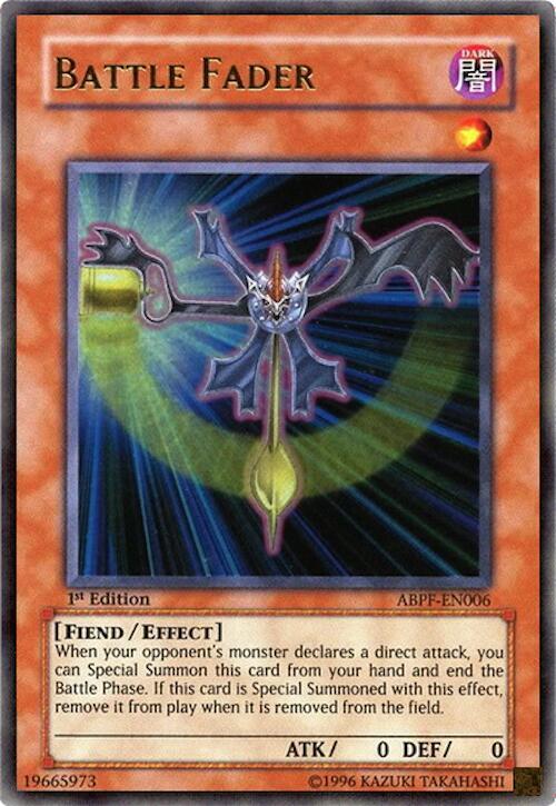 Battle Fader ABPF-EN006 card from Absolute Powerforce