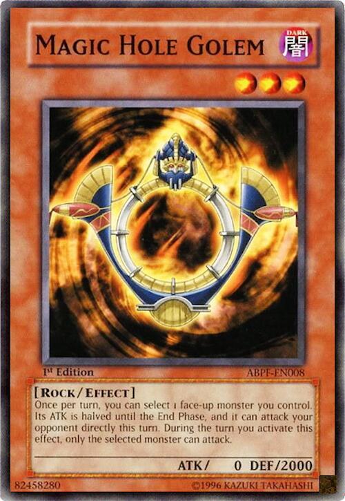 Magic Hole Golem ABPF-EN008 card from Absolute Powerforce