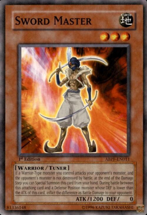 Sword Master ABPF-EN011 card from Absolute Powerforce