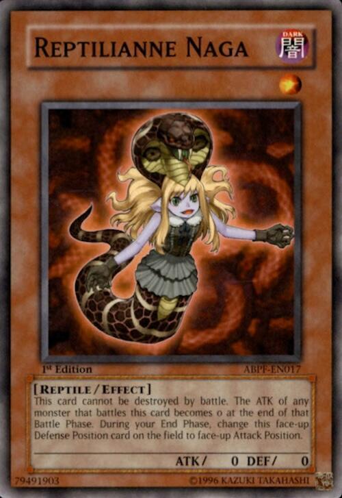 Reptilianne Naga ABPF-EN017 card from Absolute Powerforce