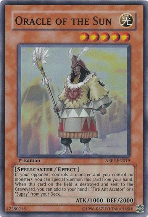Oracle of the Sun ABPF-EN019 card from Absolute Powerforce