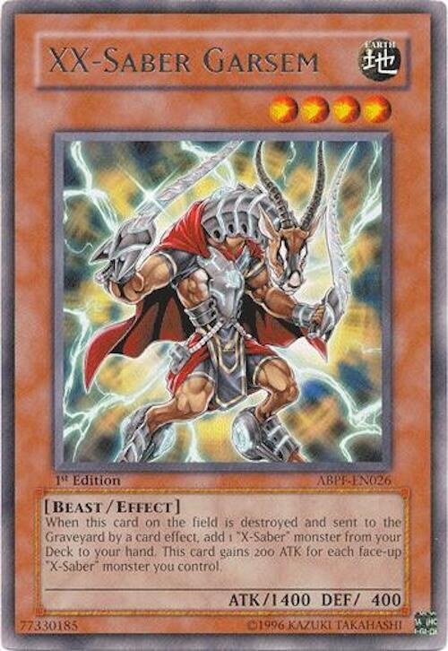 XX-Saber Garsem ABPF-EN026 card from Absolute Powerforce