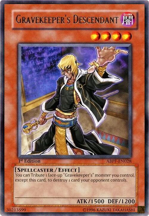 Gravekeeper's Descendant ABPF-EN028 card from Absolute Powerforce