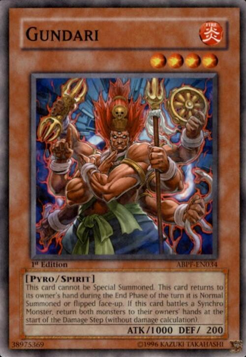 Gundari ABPF-EN034 card from Absolute Powerforce