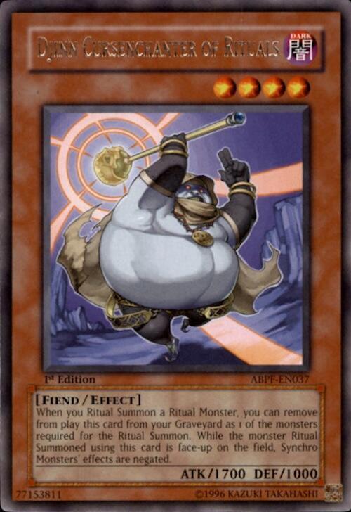 Djinn Cursenchanter of Rituals ABPF-EN037 card from Absolute Powerforce