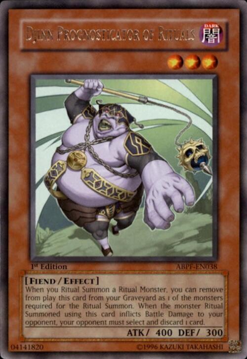 Djinn Prognosticator of Rituals ABPF-EN038 card from Absolute Powerforce