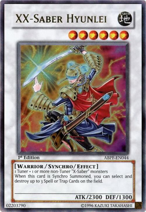 XX-Saber Hyunlei ABPF-EN044 card from Absolute Powerforce