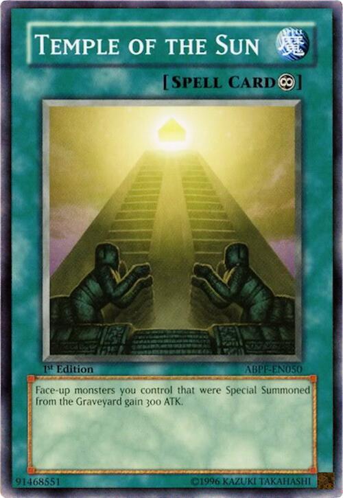 Temple of the Sun ABPF-EN050 card from Absolute Powerforce