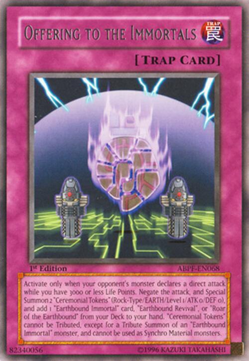 Offering to the Immortals ABPF-EN068 card from Absolute Powerforce