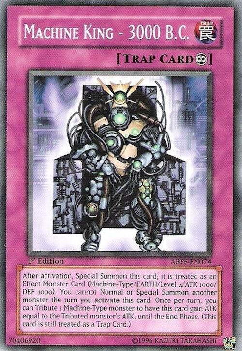 Machine King - 3000 B.C. ABPF-EN074 card from Absolute Powerforce