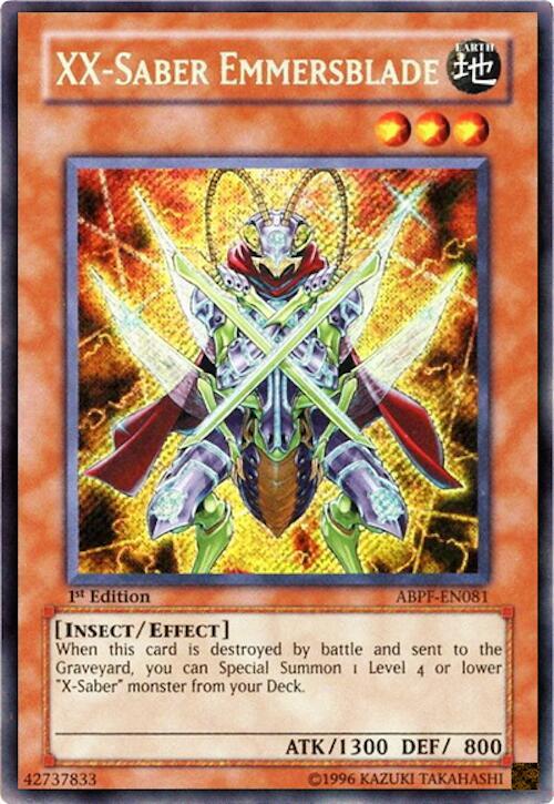 XX-Saber Emmersblade ABPF-EN081 card from Absolute Powerforce