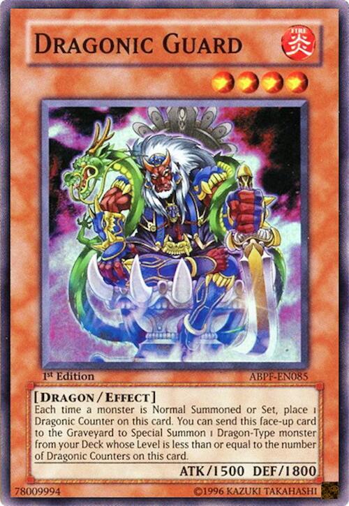 Dragonic Guard ABPF-EN085 card from Absolute Powerforce