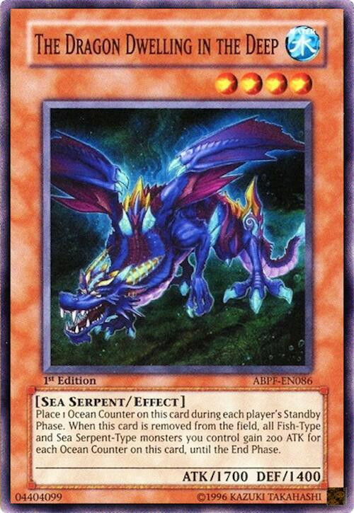 The Dragon Dwelling in the Deep ABPF-EN086 card from Absolute Powerforce