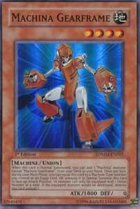 Machina Gearframe SDMM-EN002 card from Structure Deck: Machina Mayhem