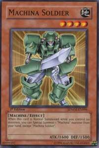 Machina Soldier SDMM-EN006 card from Structure Deck: Machina Mayhem