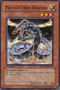 Proto-Cyber Dragon SDMM-EN014 card from Structure Deck: Machina Mayhem