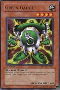 Green Gadget SDMM-EN015 card from Structure Deck: Machina Mayhem