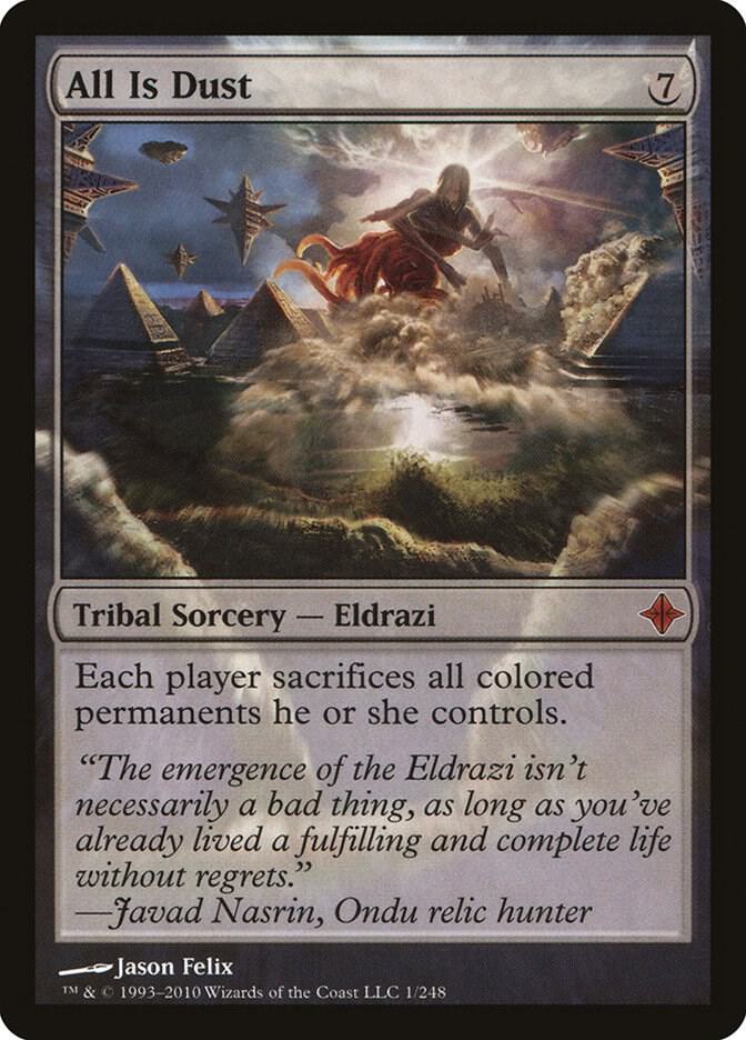 All Is Dust 1 card from Rise of the Eldrazi