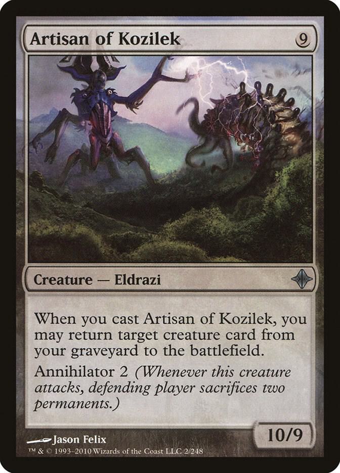 Artisan of Kozilek 2 card from Rise of the Eldrazi