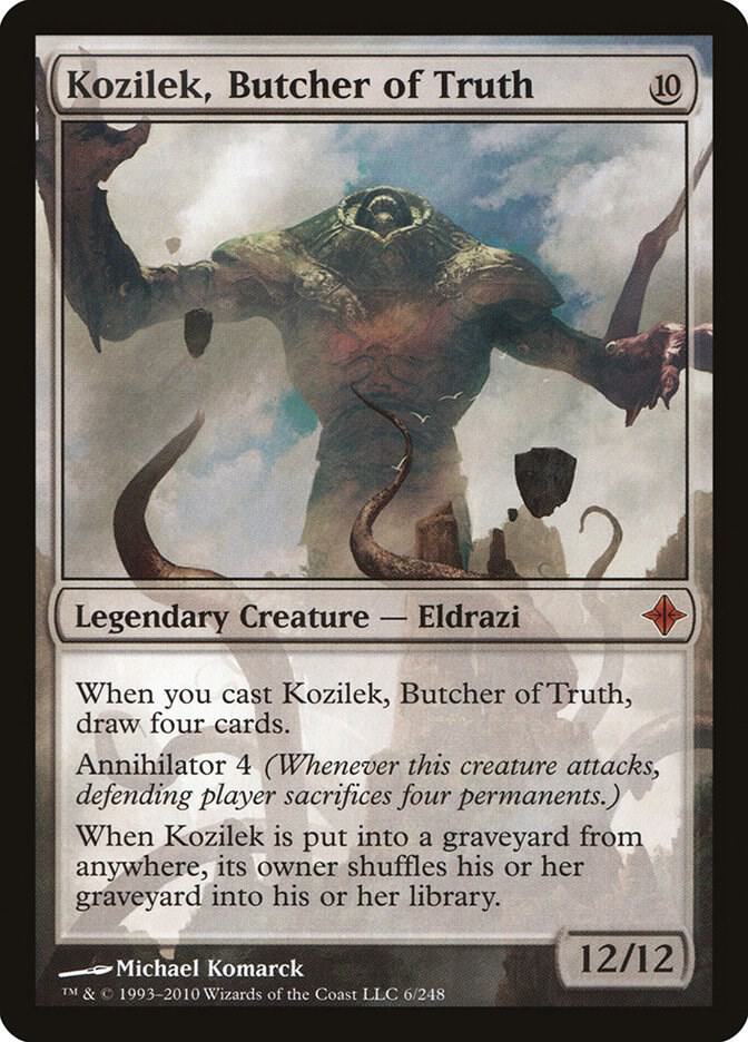 Kozilek, Butcher of Truth 6 card from Rise of the Eldrazi