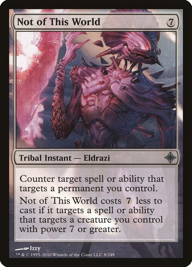 Not of This World 8 card from Rise of the Eldrazi