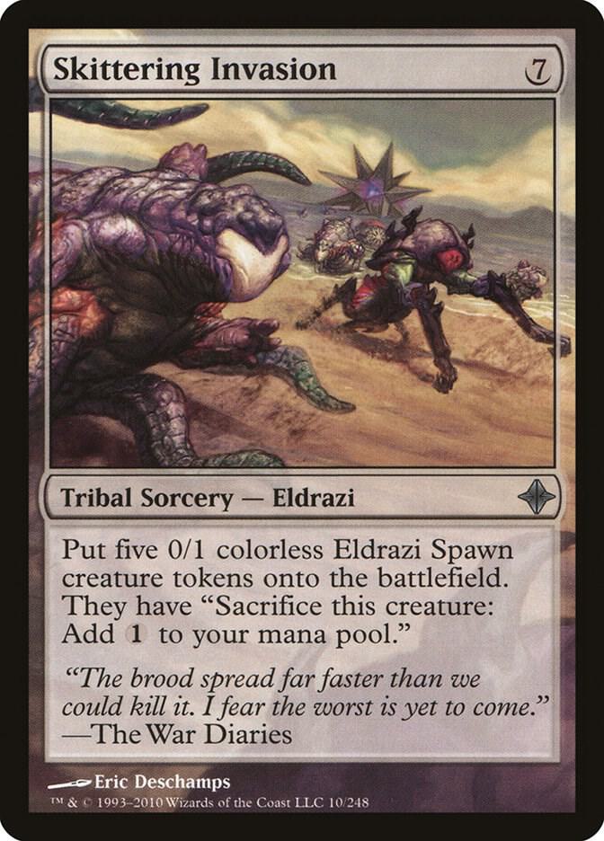 Skittering Invasion 10 card from Rise of the Eldrazi