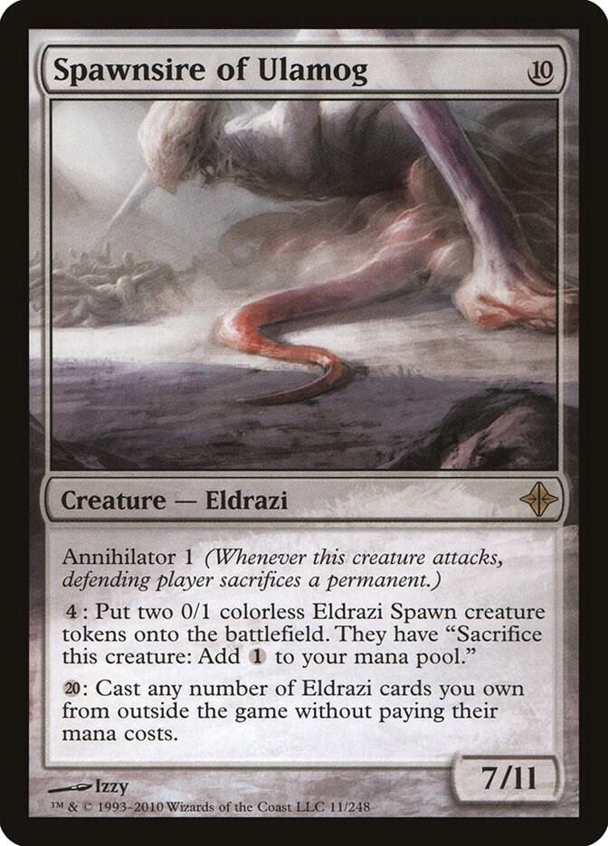 Spawnsire of Ulamog 11 card from Rise of the Eldrazi