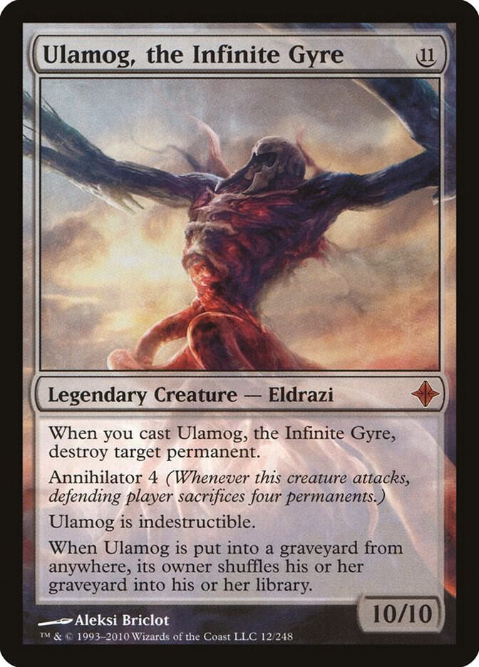 Ulamog, the Infinite Gyre 12 card from Rise of the Eldrazi