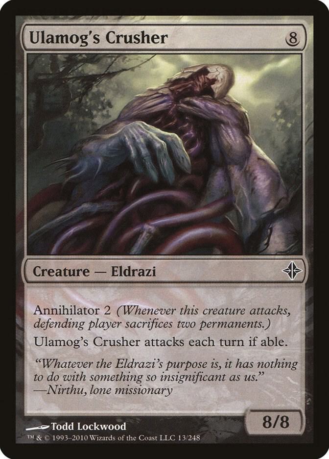 Ulamog's Crusher 13 card from Rise of the Eldrazi