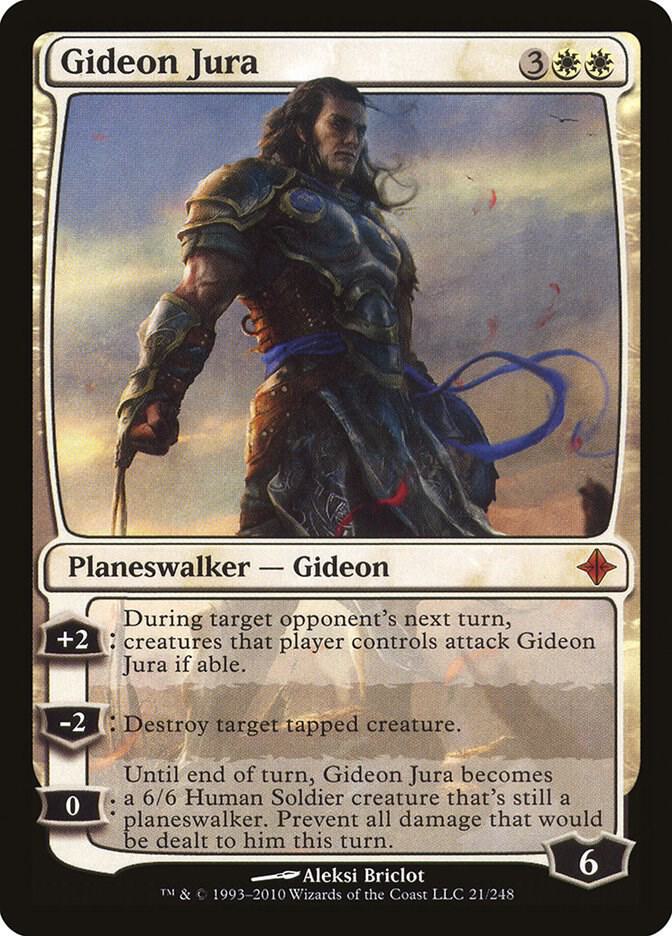 Gideon Jura 21 card from Rise of the Eldrazi