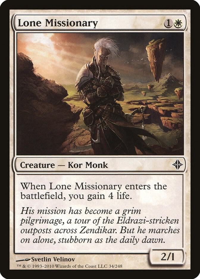 Lone Missionary 34 card from Rise of the Eldrazi